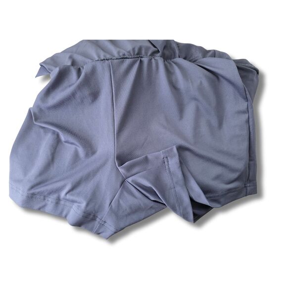 NWT Slazenger Hydro-DriTech Golf Skort Skirt M Slate Gray/Blue Golf Pickleball - Picture 9 of 12